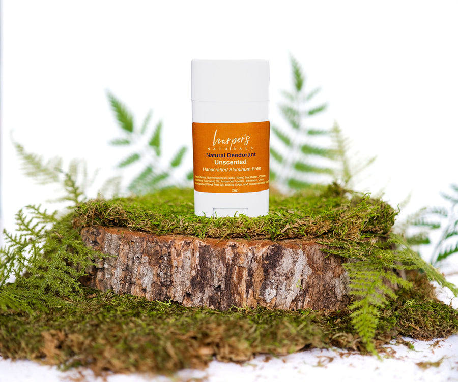 Harper's Naturals Aluminum Free Deodorant has eliminated all toxic ingredients and substitute natural ingredients. Without the aluminum it stops blocking the sweat glands in releasing the sweat and toxins in our body.