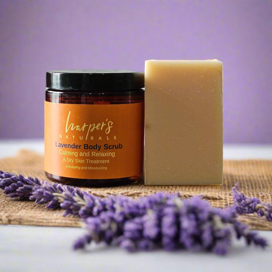 Lavender Bundle - Body Scrub and Soap