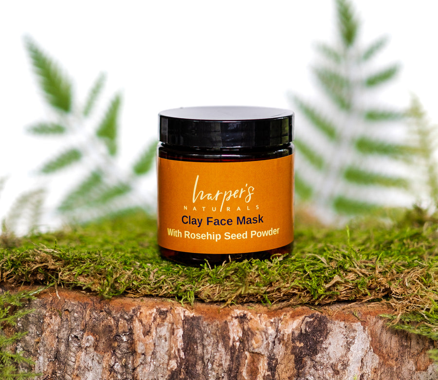Harper's Naturals Clay Face Mask absorbs oil from your skin and prevent mild forms of acne, such as pimples, blackheads and whiteheads. These types of acne form when your pores are clogged with excessive dirt and oil and also by using clay face mask's regulates sebum production.