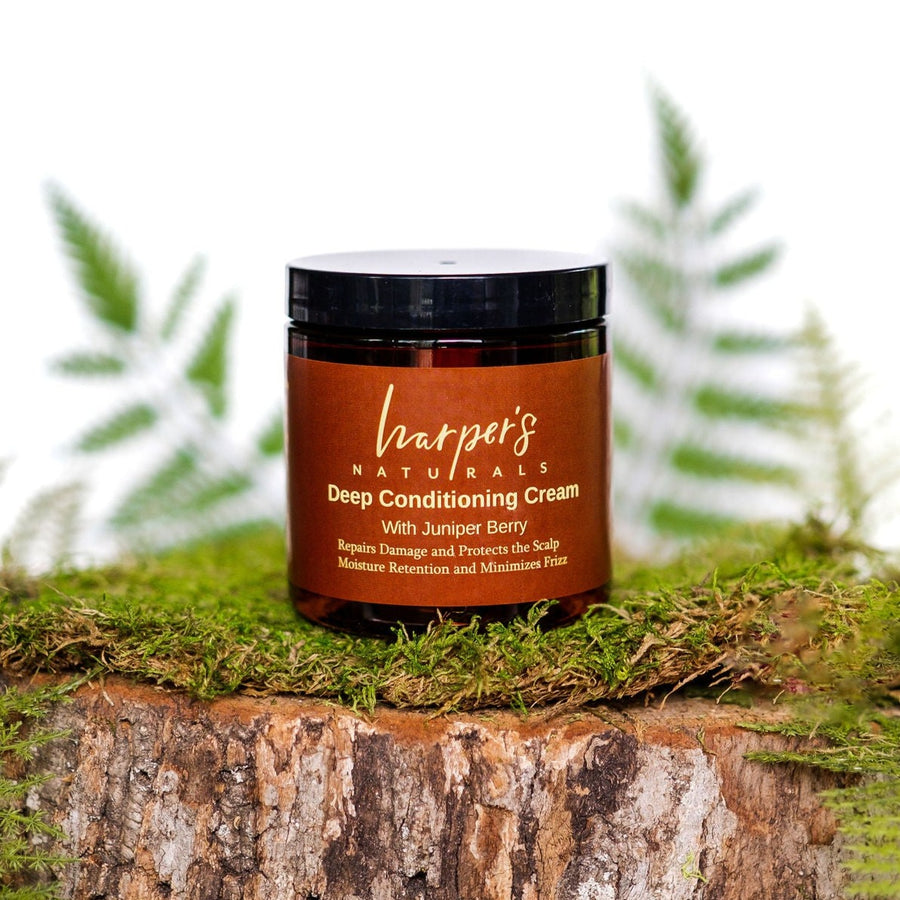Harper's Naturals Deep Conditioning Hair Cream helps hydrate your hair just like your skin. And it also reduces damage, improves shine, strengthen your hair and nourishes colored treated hair.