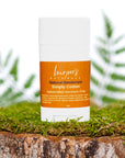 Harper's Naturals Aluminum Free Deodorant has eliminated all toxic ingredients and substitute natural ingredients. Without the aluminum it stops blocking the sweat glands in releasing the sweat and toxins in our body. And it is safe for kids use too.