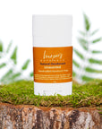 Harper's Naturals Aluminum Free Deodorant has eliminated all toxic ingredients and substitute natural ingredients. Without the aluminum it stops blocking the sweat glands in releasing the sweat and toxins in our body. And it is safe for kids use too.