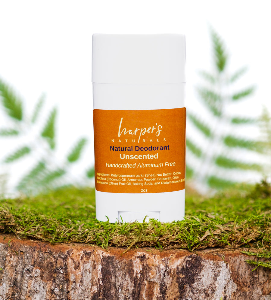 Harper's Naturals Aluminum Free Deodorant has eliminated all toxic ingredients and substitute natural ingredients. Without the aluminum it stops blocking the sweat glands in releasing the sweat and toxins in our body. And it is safe for kids use too.